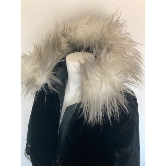 Vintage 70s Hansa Branta Faux Fur Coat Goose Down - Picture 4 of 7